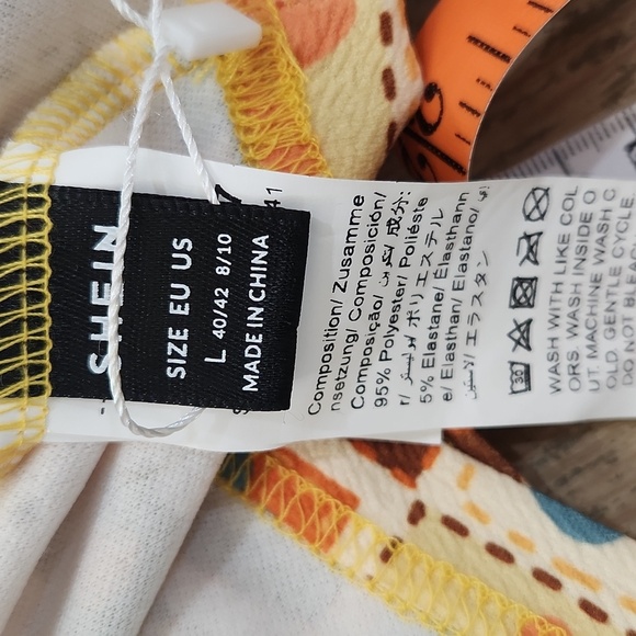 Shein Mod Floral Halter Top, Womens Large - Picture 9 of 9